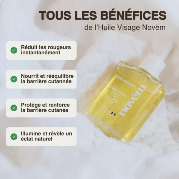 Huile visage régénérante anti-rougeurs pour peaux sensibles à l’huile de noix BIO