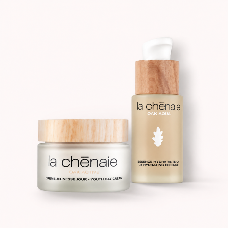 Duo ultra hydratant La Chênaie : Sérum Hydra essence C+ et Crème jeunesse jour